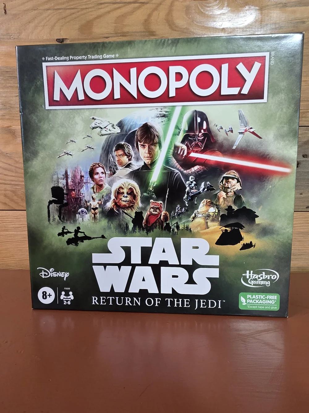 Hasbro Monopoly Star Wars Return of the Jedi Green Box Art